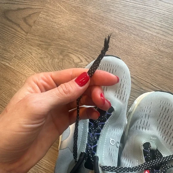 On Cloud Running Women’s Blue Grey and White Athletic Shoes Size 9 Cloudtec - Picture 5 of 5